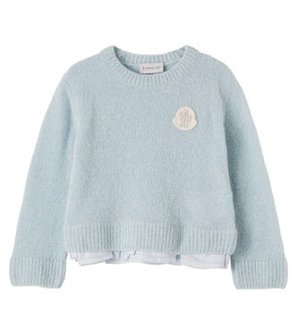 Layered wool-blend sweater | Moncler Enfant