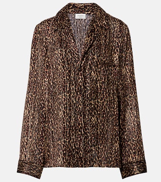 Bedruckte Bluse aus Seide | Saint Laurent