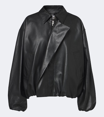 Leather blouson jacket | Loewe