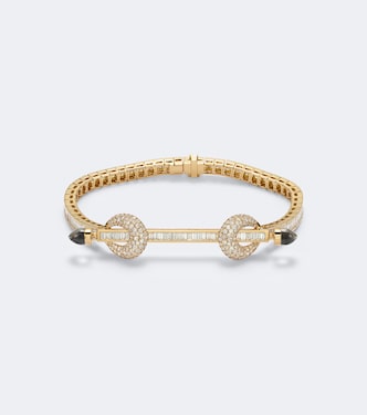 Chakra 18kt gold bracelet with diamonds | Ananya
