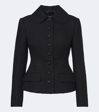 Single-breasted wool and silk-blend blazer | Dolce&Gabbana