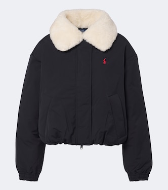 Teddy-trimmed blouson jacket | Polo Ralph Lauren