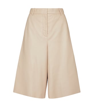 Teresa leather Bermuda shorts | Joseph