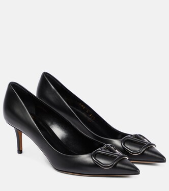 VLogo leather pumps | Valentino Garavani