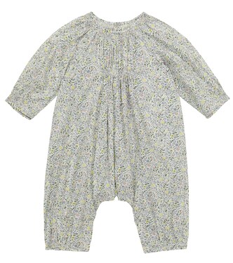Baby Luce floral cotton playsuit | Bonpoint