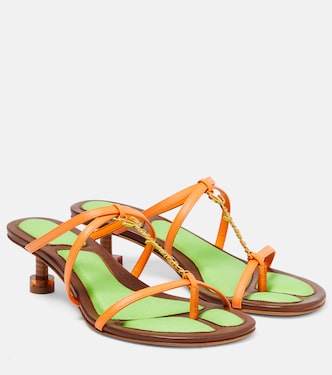 Les Sandales Basses Pralu leather sandals | Jacquemus