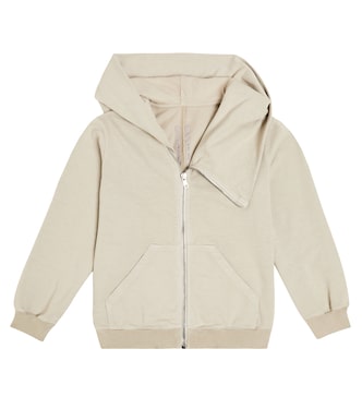 Mountain cotton jersey hoodie | Rick Owens Kids