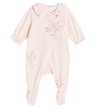 Baby floral cotton onesie | Tartine et Chocolat