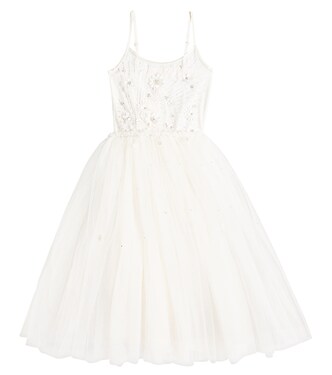 Ceramic ruffled tulle dress | Tutu Du Monde