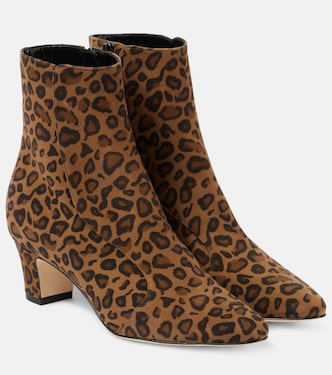 Ankle Boots Myconia 50 aus Veloursleder | Manolo Blahnik
