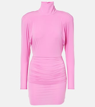 Draped jersey minidress | Alex Perry