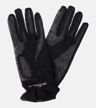 VLogo Signature tulle gloves | Valentino
