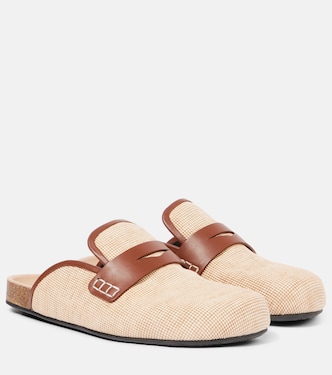 Slippers mit Leder | JW Anderson