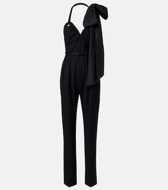 Asymmetric virgin wool jumpsuit | Max Mara