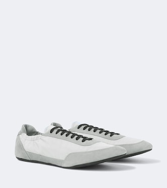 Sneakers Collapse aus Re-Nylon und Veloursleder | Prada