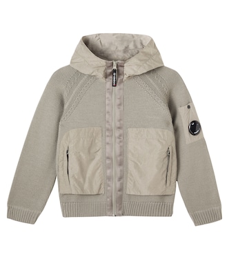Lens hooded wool jacket | C.P. Company Kids