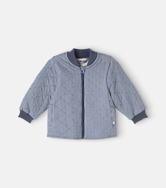 Baby Benni striped jacket | Wheat