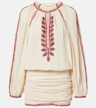 Ludy embroidered cotton minidress | Marant Etoile