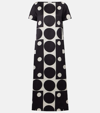 Maxikleid mit Polka-Dots | Dries Van Noten