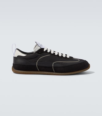 EC1 suede-trimmed sneakers | McQueen