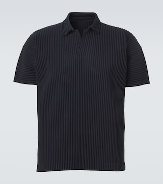 Basics pleated polo shirt | Homme Plissé Issey Miyake