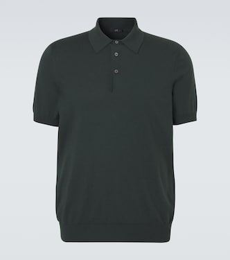Cotton and silk polo sweater | Dunhill