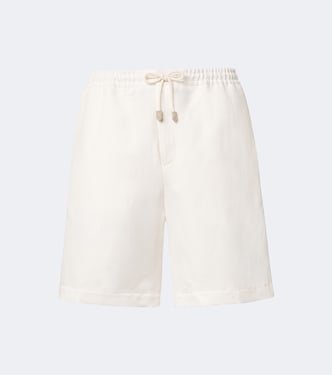 Shorts de lino y seda | Canali