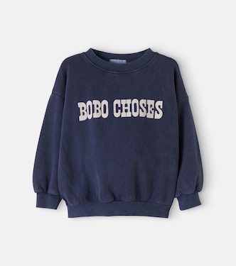 Logo cotton jersey sweatshirt | Bobo Choses