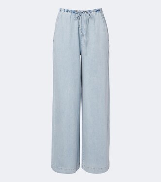 The Offshore cotton-blend wide-leg pants | Frame