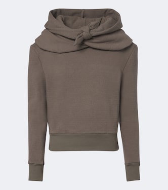 Cotton-blend jersey hoodie | Magda Butrym
