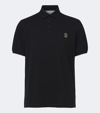 Cotton piqué polo shirt | Brunello Cucinelli