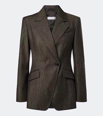 Double-breasted virgin wool blazer | Max Mara