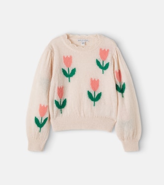 Floral intarsia sweater | Emile et Ida