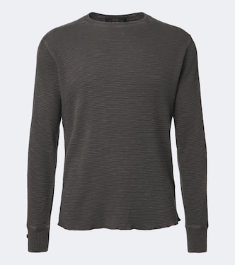 Waffle-knit cotton sweater | RRL