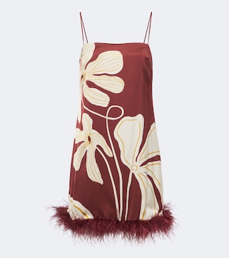 Catania floral fringed minidress | Cala de la Cruz