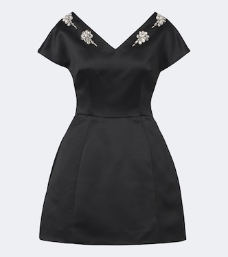 Embellished satin minidress | Simone Rocha