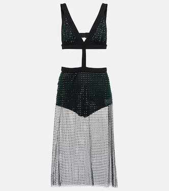 Robe midi en tulle à ornements | Christopher Kane