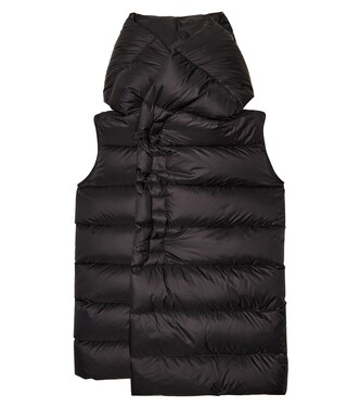 Quilted down vest | Rick Owens Kids