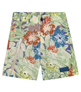 Floral cotton shorts | Kenzo Kids