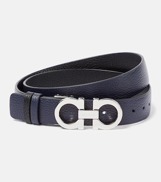 Gancini reversible leather belt | Ferragamo