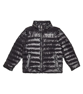 Logo down jacket | Balmain Kids