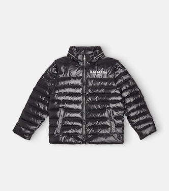 Logo down jacket | Balmain Kids