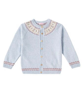 Fair Isle wool-blend cardigan | La Coqueta