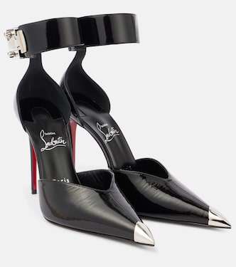 Lock Me Up 100 embellished leather pumps | Christian Louboutin