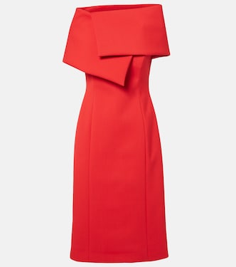 Draped cocktail dress | Oscar de la Renta