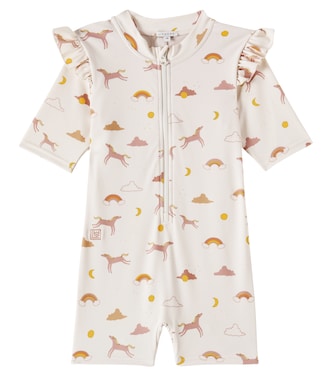 Amel printed rashguard swimsuit | Liewood