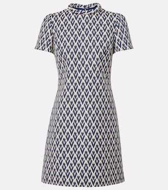 Minikleid Toute La V aus Woll-Jacquard | Valentino