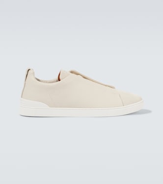 Triple Stitch leather sneakers | Zegna