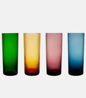 Misty Rainbow Mix set of 4 tumblers | La DoubleJ