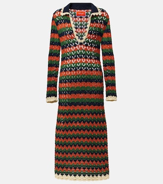 Perry crochet cotton polo dress | La DoubleJ